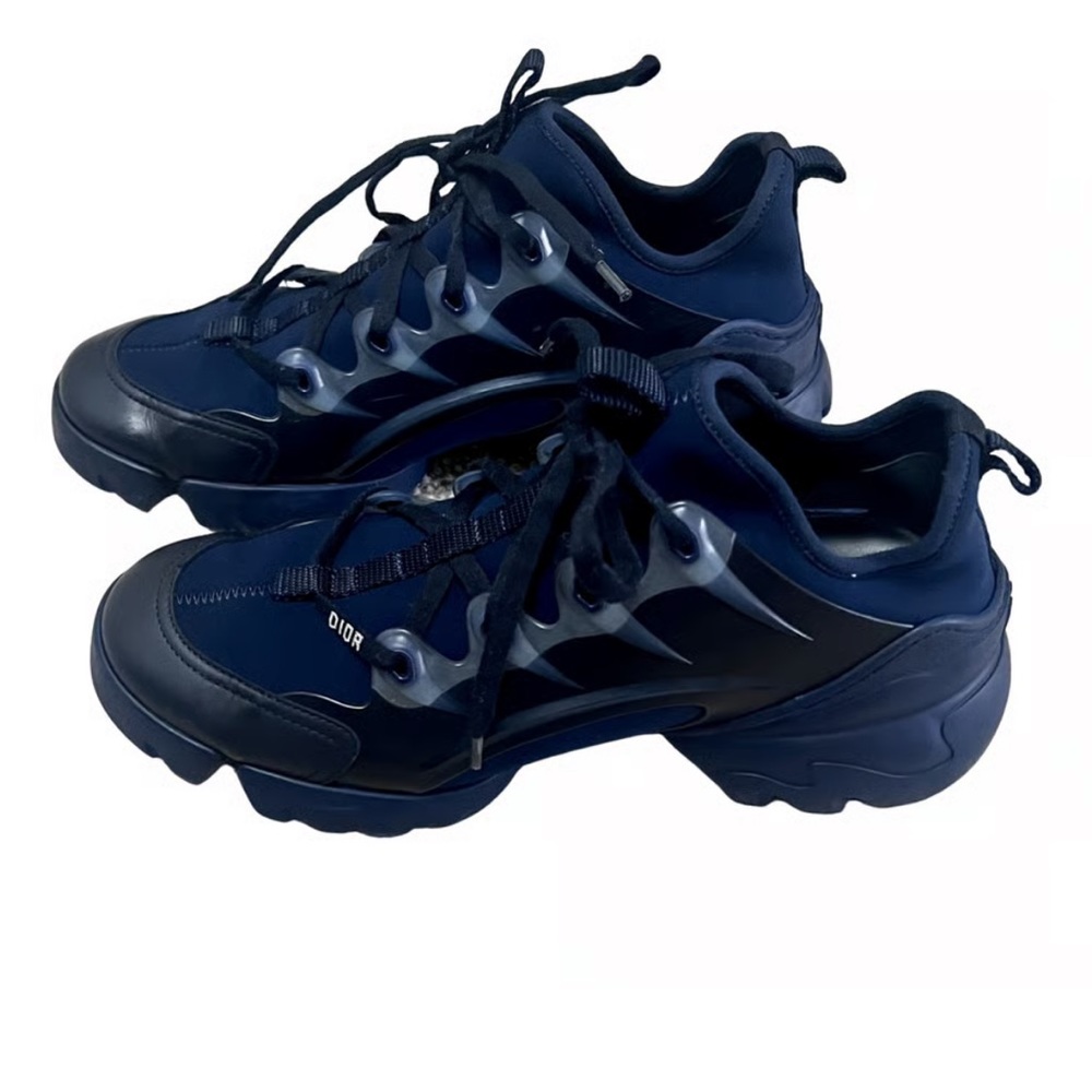 Beautiful Dior D connect navy blue shoes in size EU 41.